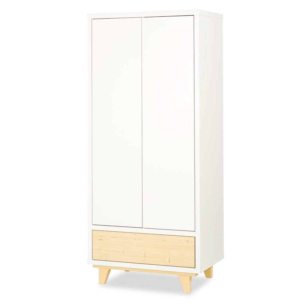 Wardrobe Klups LYDIA PINE-WHITE