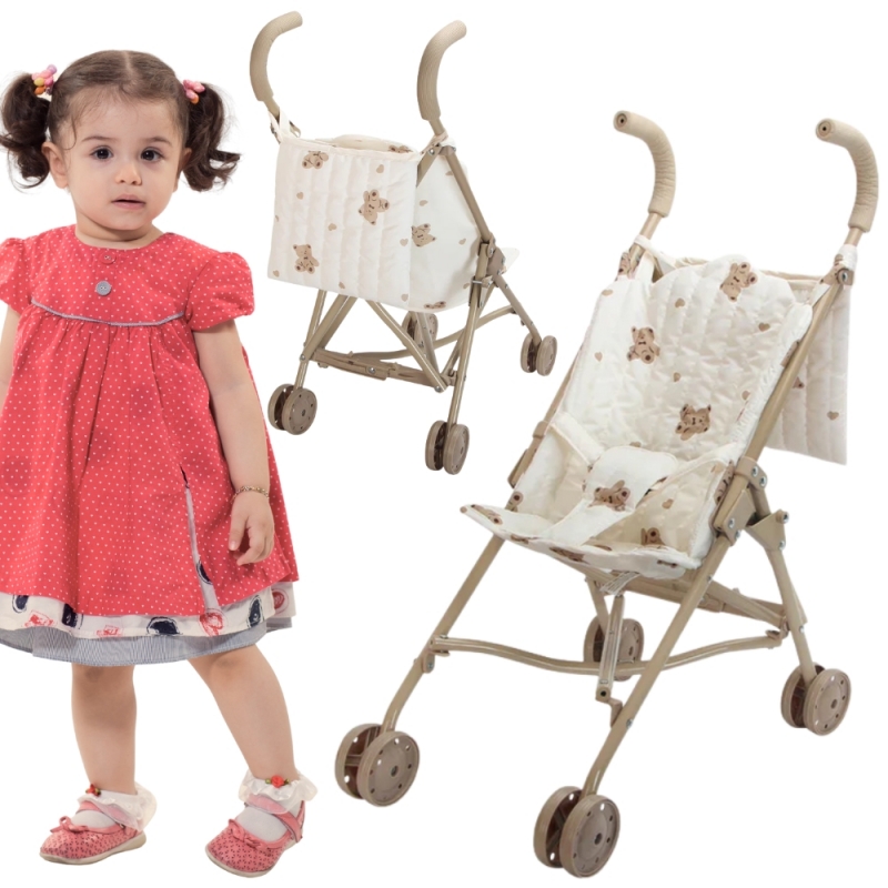 WOOPIE Wózek Dla Lalek Spacerówka w Misie