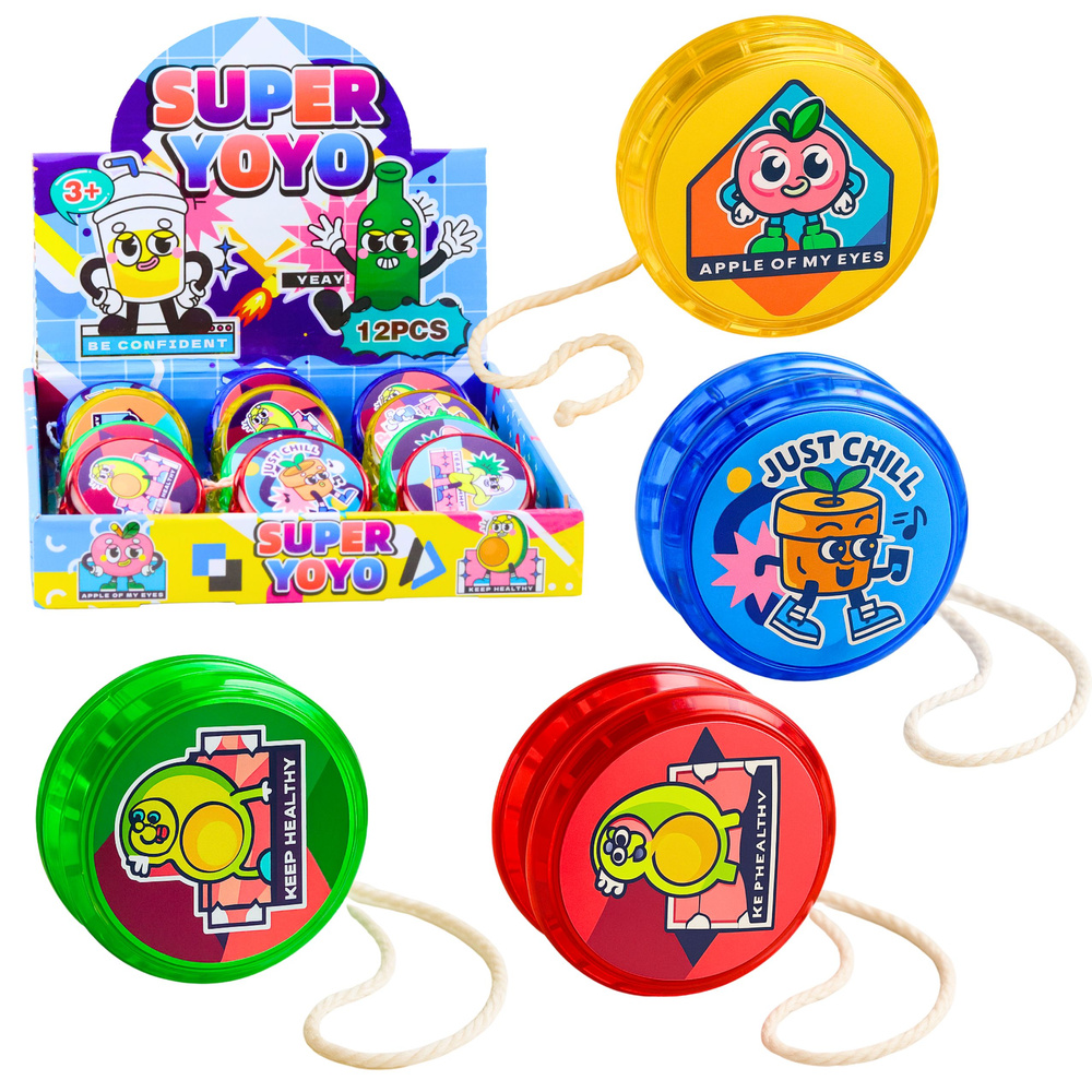 Classic Jojo Arcade Toy YoYo Lights 6 cm Mix
