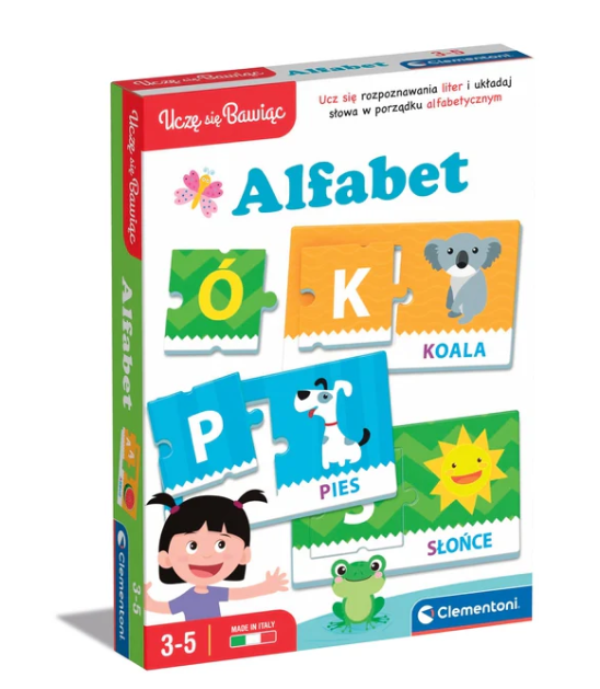 Educational Game Alphabet Learn & Have Fun Polish Language Clementoni 50766