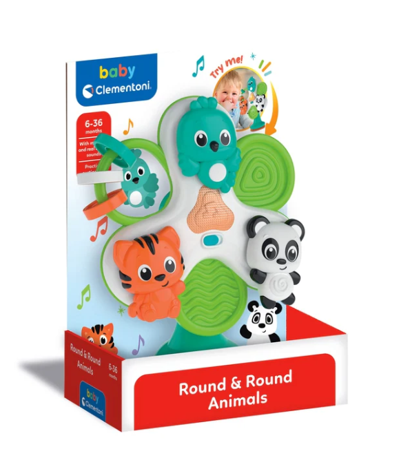 Happy Animal Carousel (Polish Language) Clementoni 17952