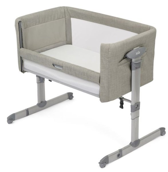 Joie Roomie Glide Almond Gultiņa ar nolaižamu sānu