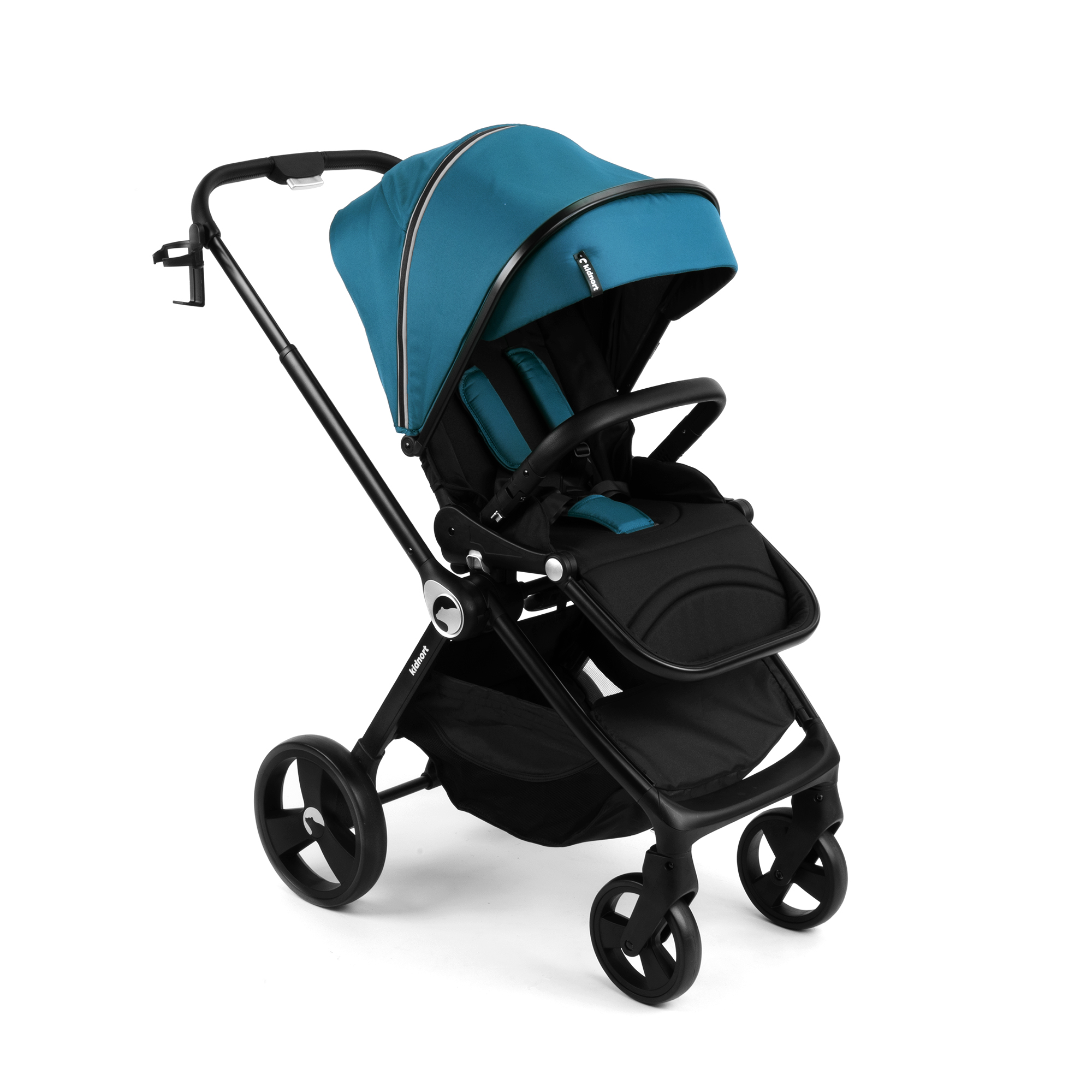 Kidnort Isbjörn x Sove Blue Bērnu ratiņi 2in1