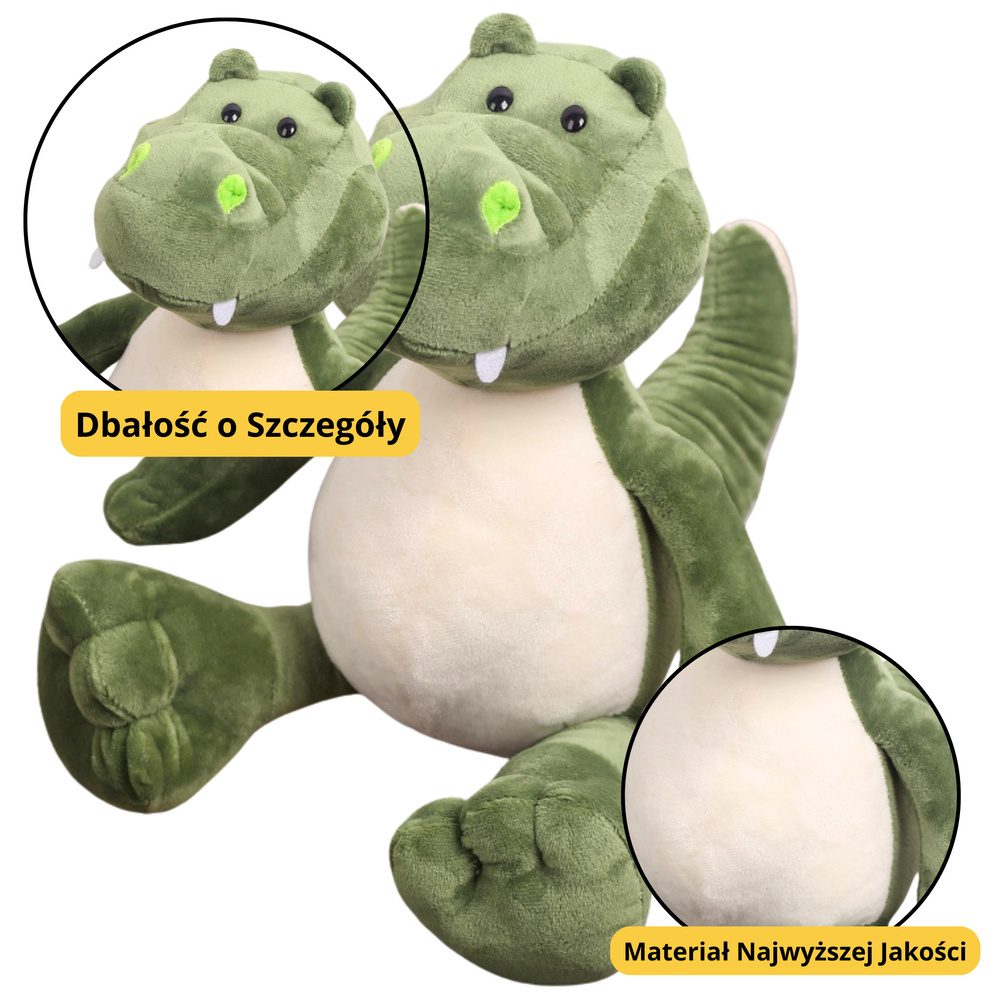 Plush Mascot Cuddly Toy Crocodile Green 25cm