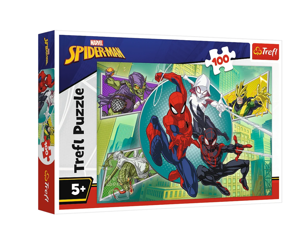 Puzzle – 100 – Spider Mask – Disney Marvel Spiderman – Trefl 16519