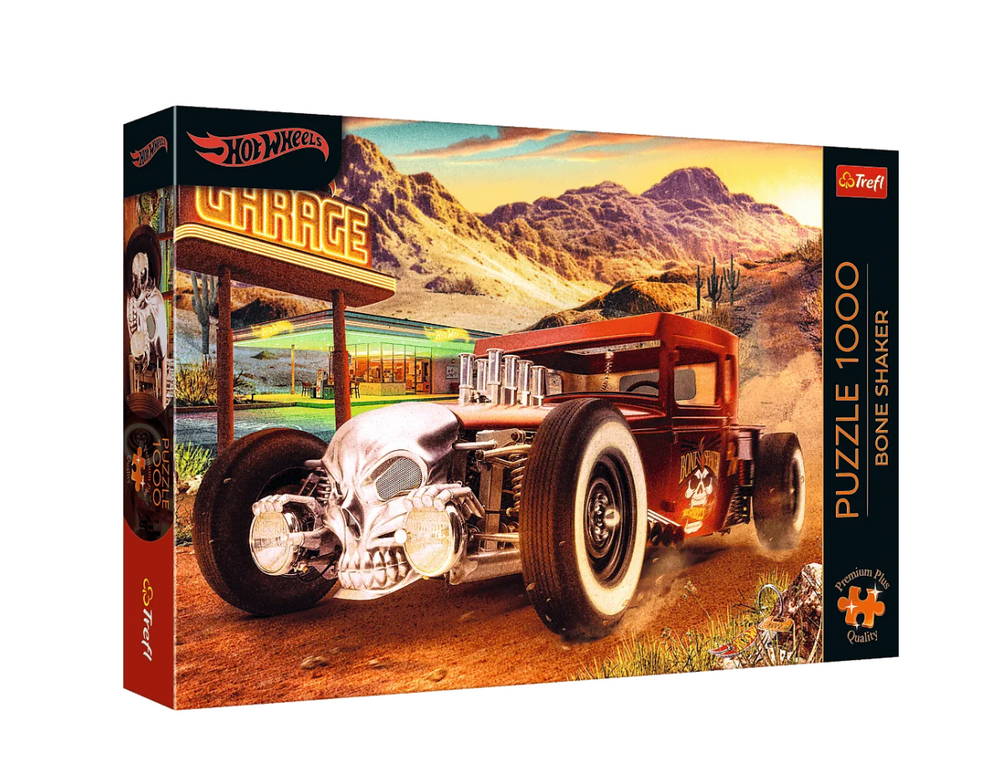 Puzzle – 1000 Premium Plus – Hot Wheels: Bone Shaker – Trefl 12091
