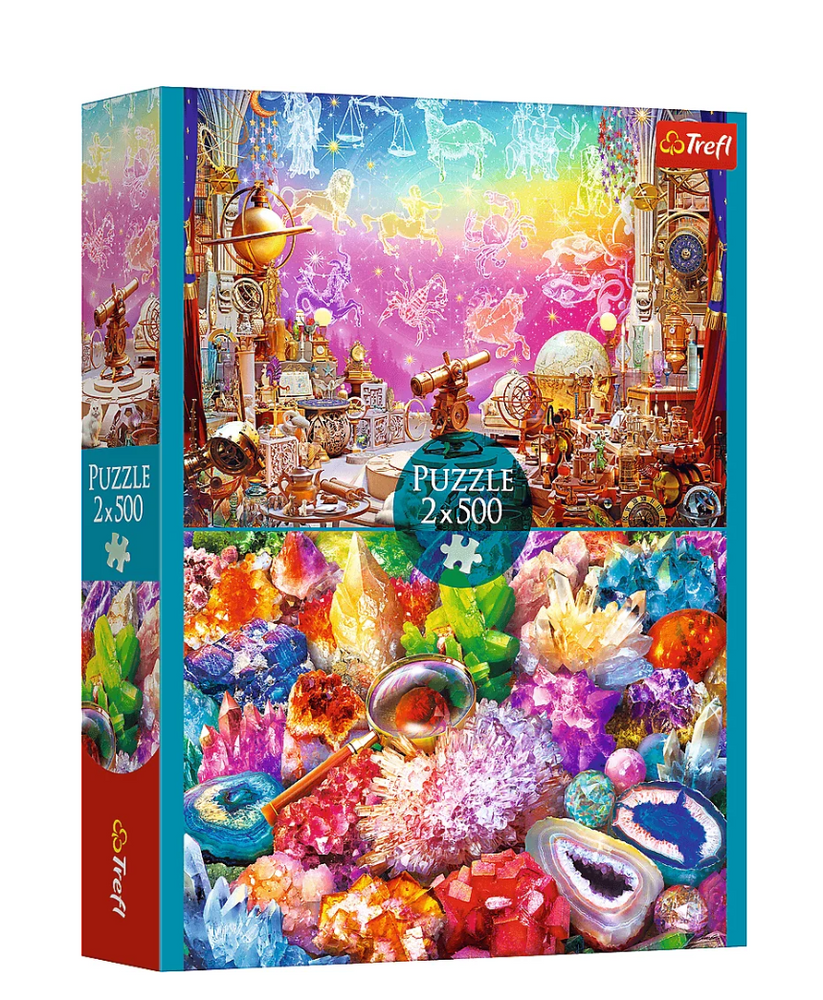 Puzzle – 2x500 – Cosmos and Crystals – Trefl 37499