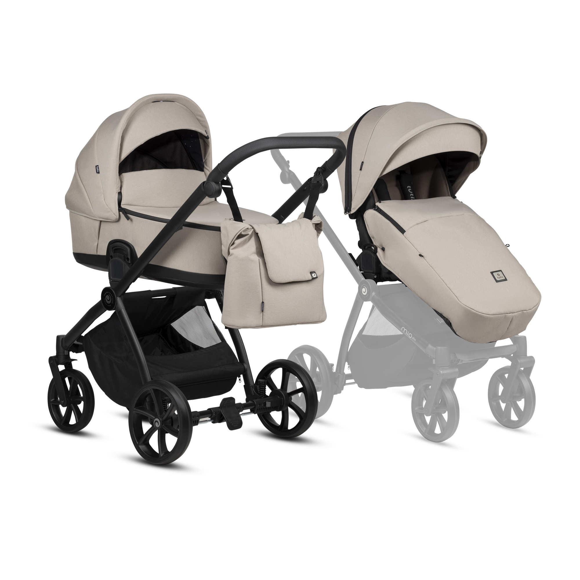 Tutis Mio 3+ Moon Rock 611 Bērnu rati 2in1