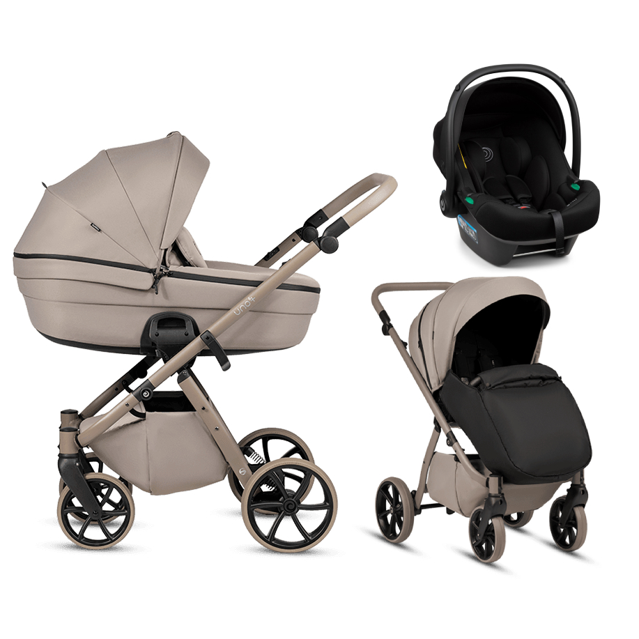 Tutis UNO 6+ ESSENTIAL Taupe 172 Bērnu rati 3in1