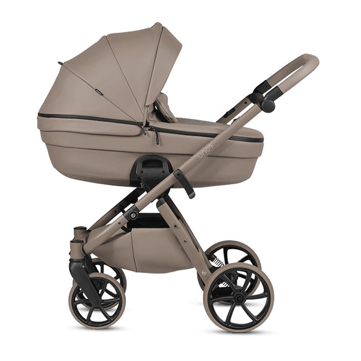 Tutis UNO 6+ LEATHER Nocciola 185 Bērnu ratiņi 2in1