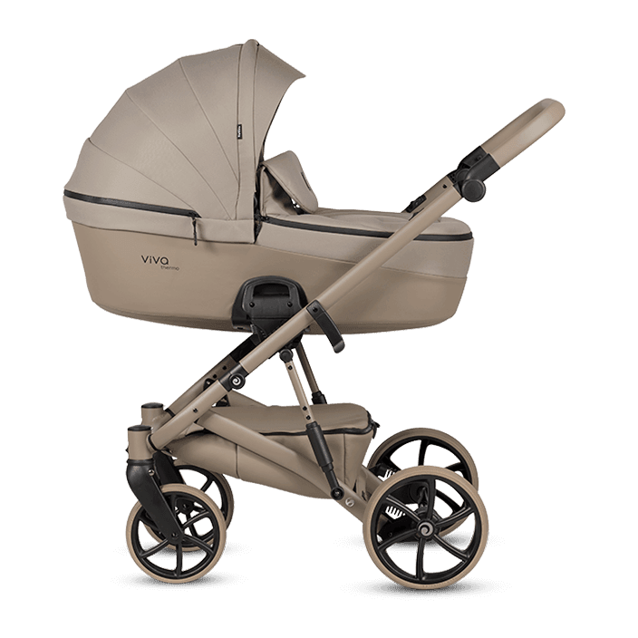 Tutis VIVA6+ ESSENTIAL Warm grey 068 Bērnu ratiņi 2in1