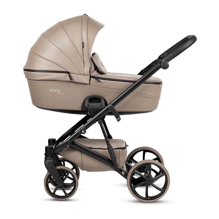 Tutis VIVA6+ LEATHER Cappuccino 149 Bērnu ratiņi 2in1