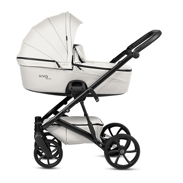 Tutis VIVA6+ LEATHER Cloud 085 Bērnu ratiņi 2in1