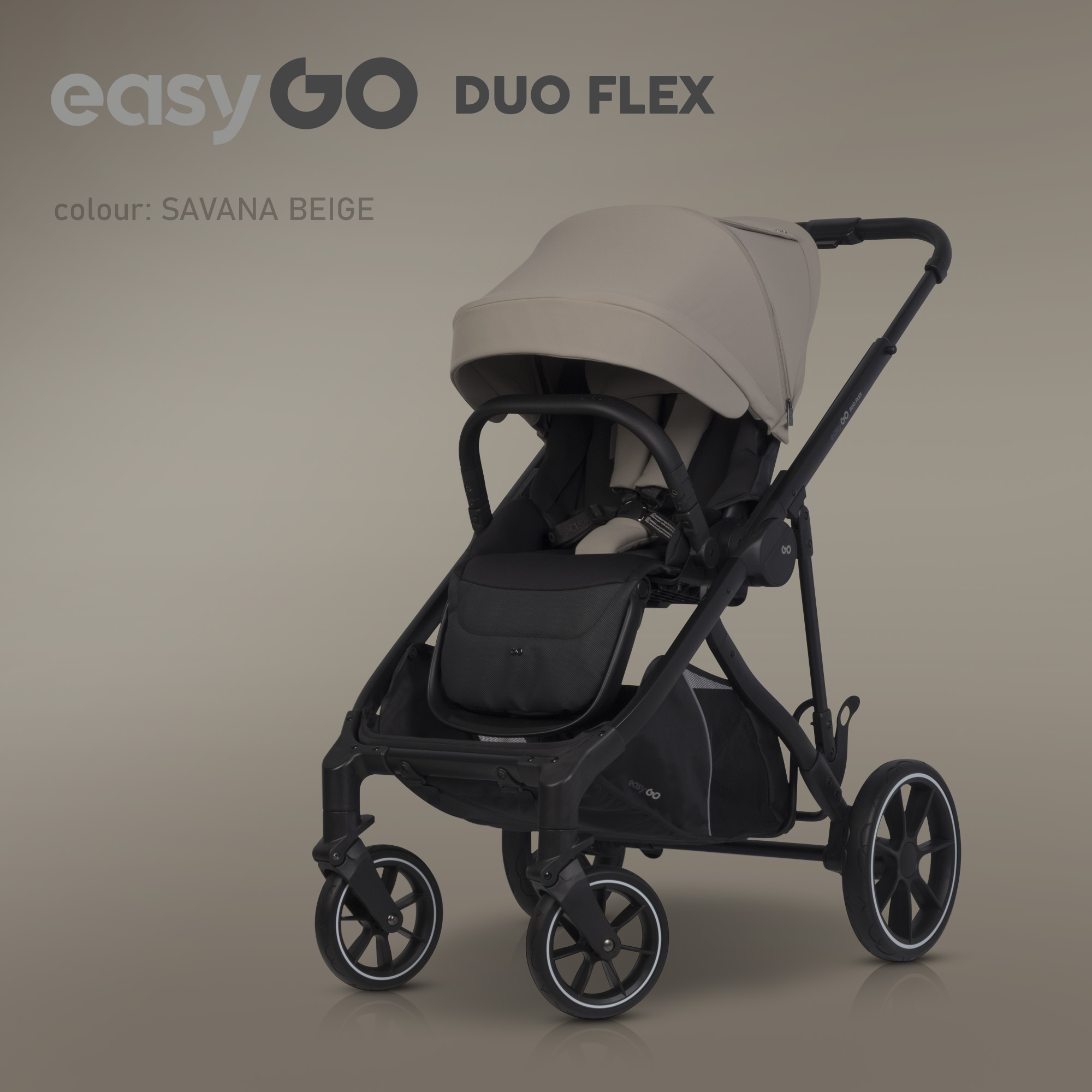 Wózek dziecięcy EasyGo Duoflex Savana Beige