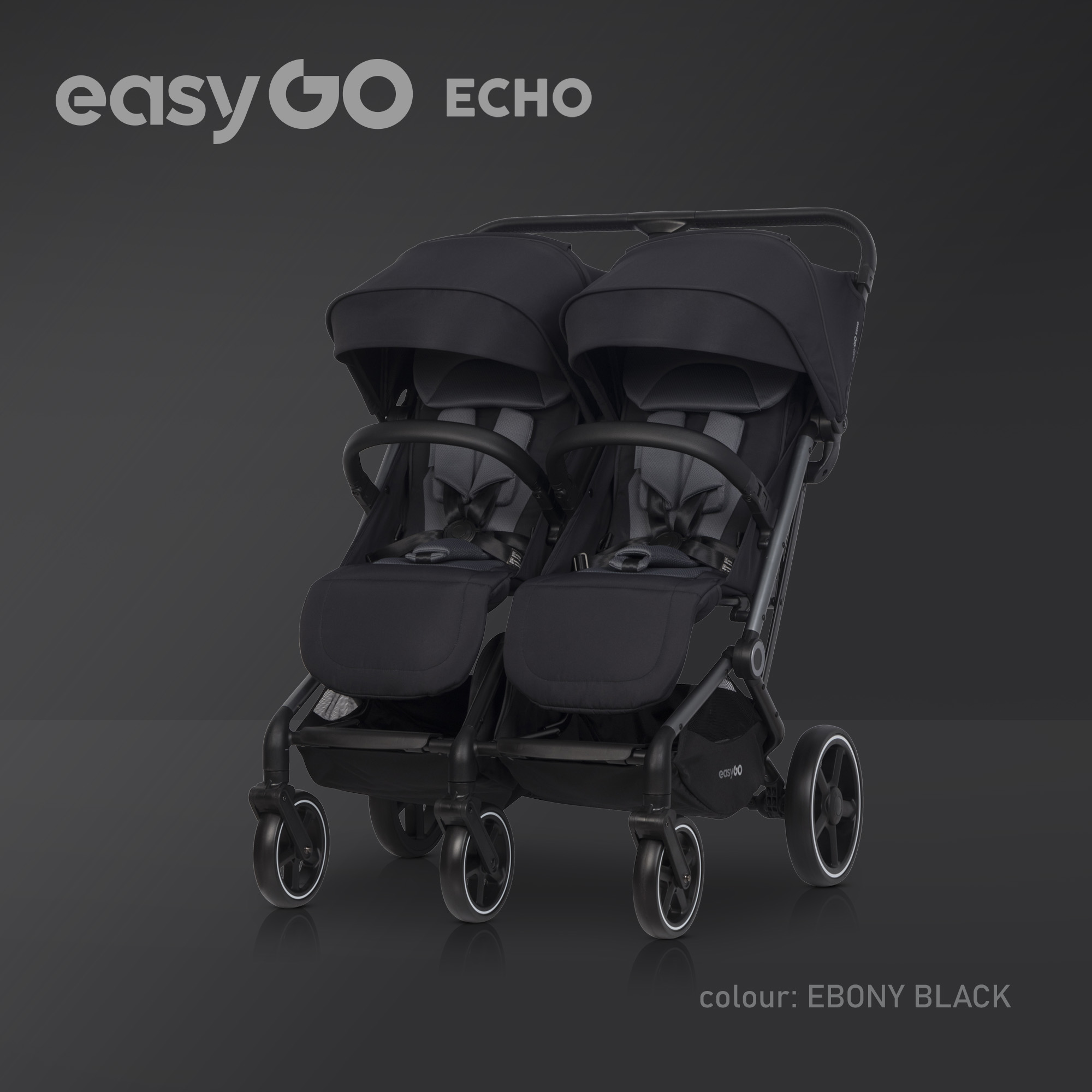 Wózek dziecięcy EasyGo Echo Ebony Black