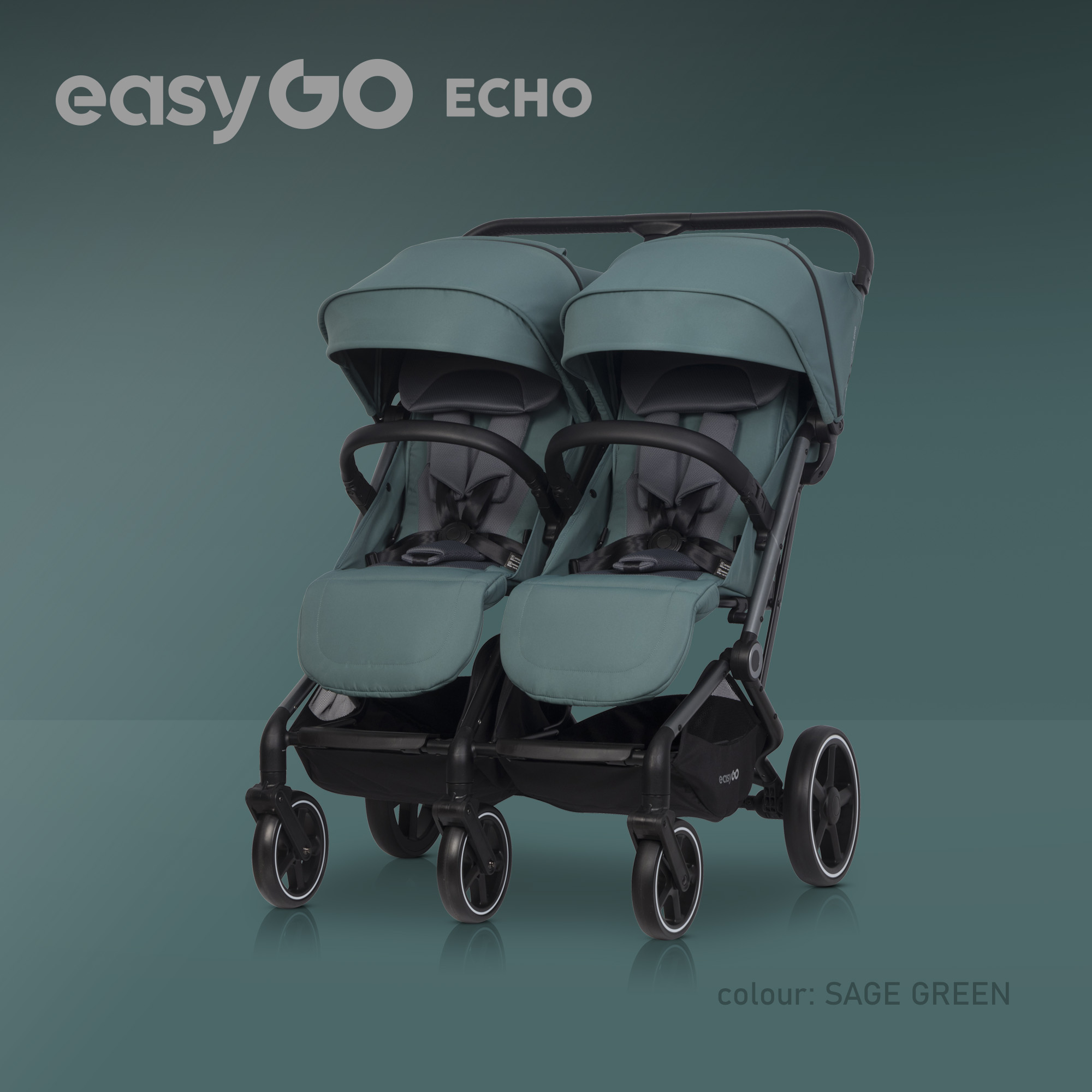 Wózek dziecięcy EasyGo Echo Sage Green