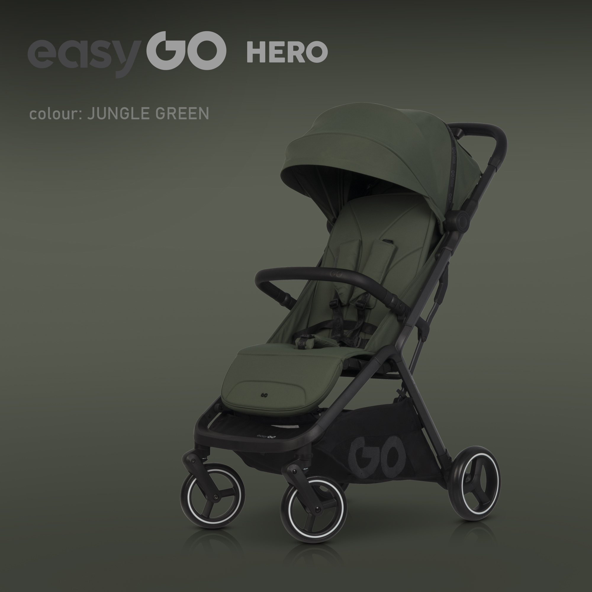 Wózek dziecięcy Easygo Hero Jungle Green