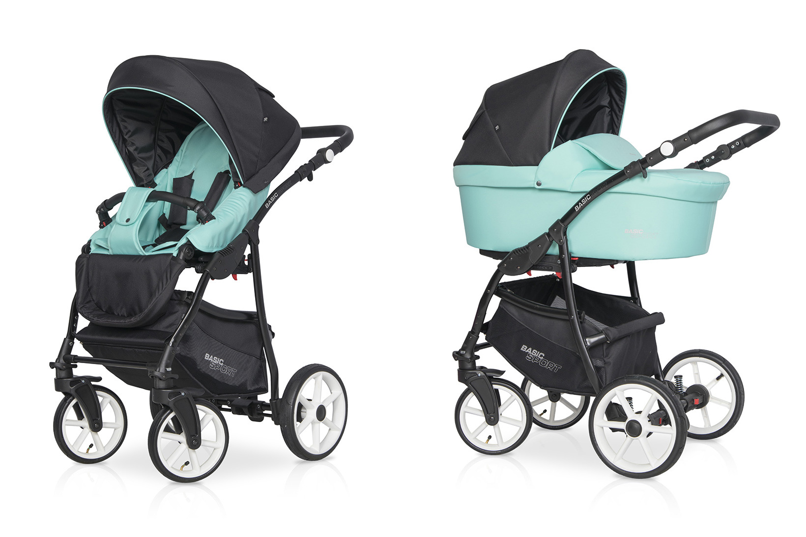Riko Basic Sport Ceramic Green Bērnu rati 2 in 1