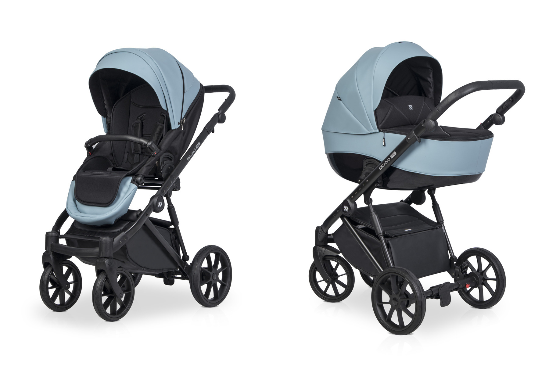 Riko Brano Pro Crystal Blue Bērnu rati 2 in 1