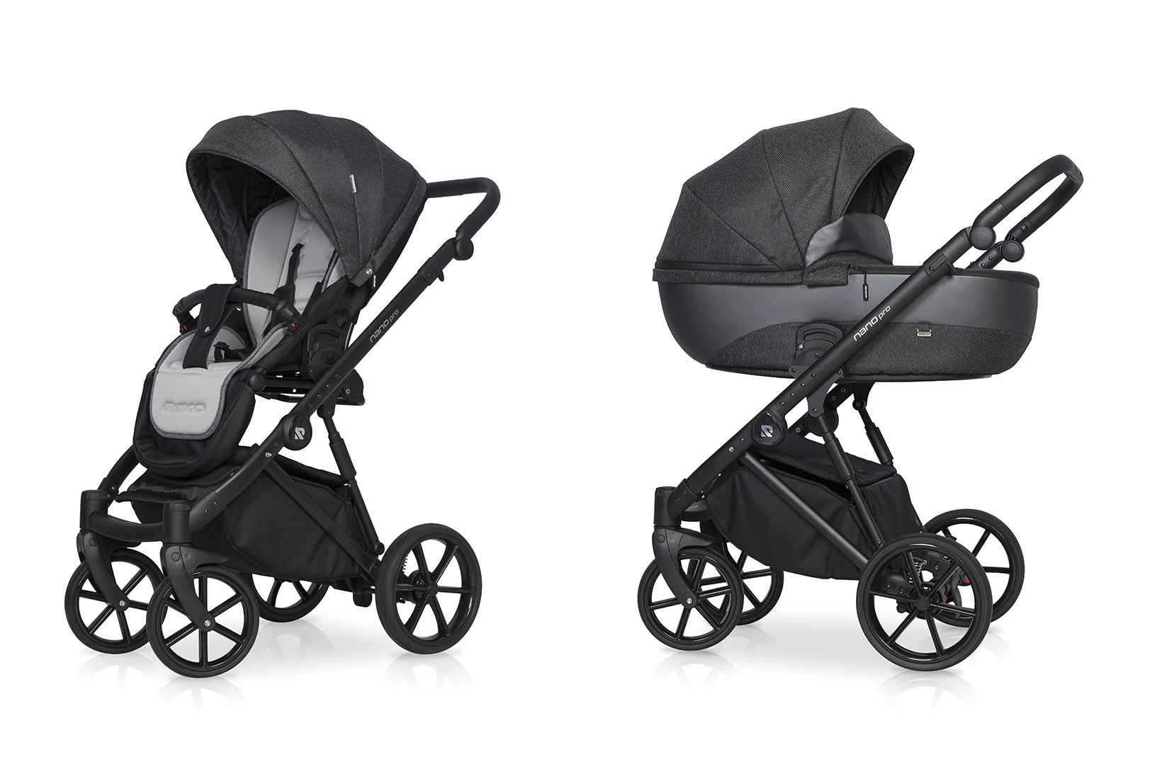 Riko Nano Pro Carbon Bērnu rati 2 in 1