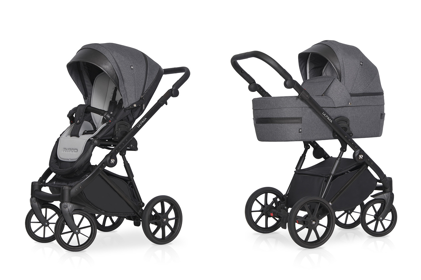 Riko Ultima Anthracite Bērnu rati 2in1