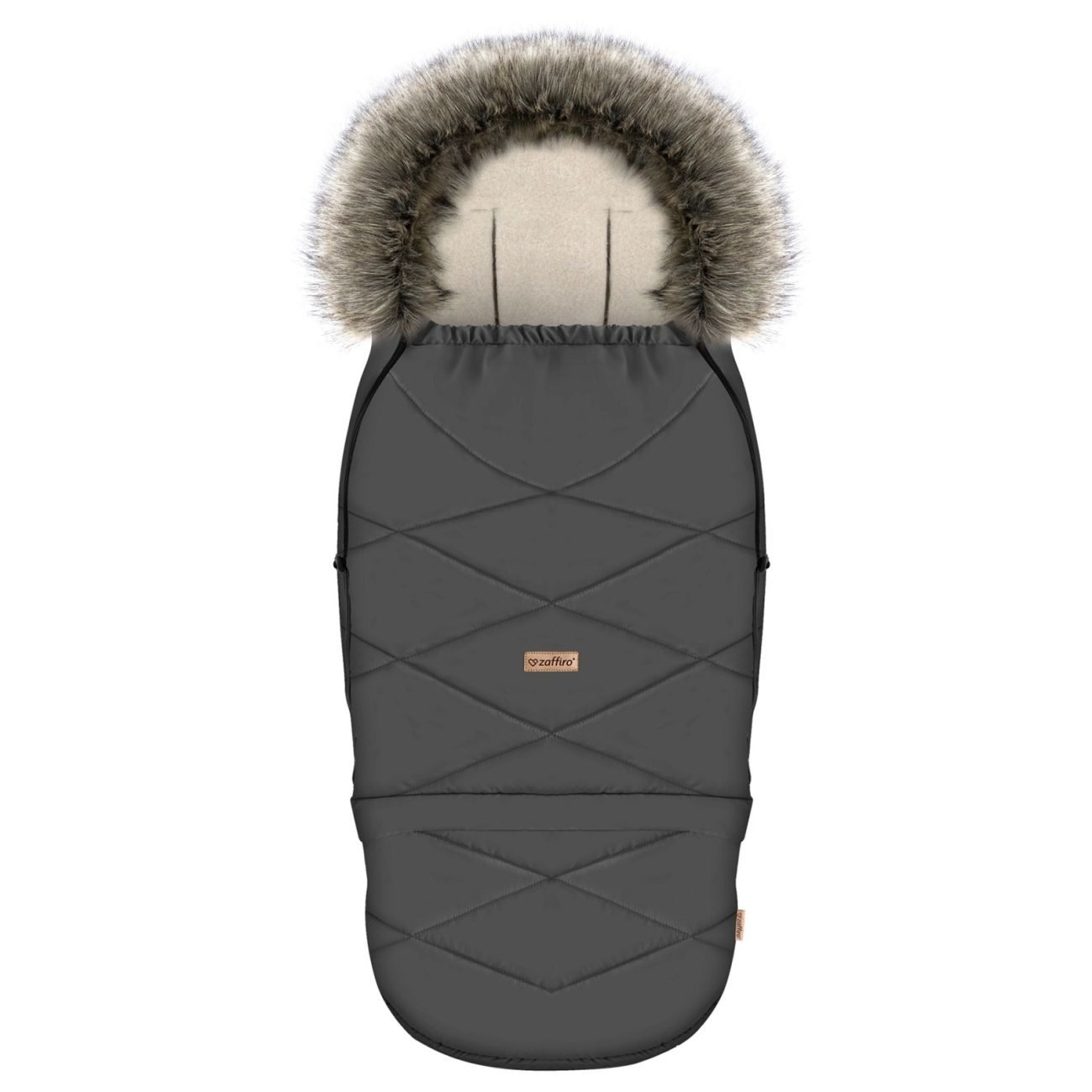 Zaffiro Paplašināms Ratu Guļammaiss GrowUP Aspen anthracite