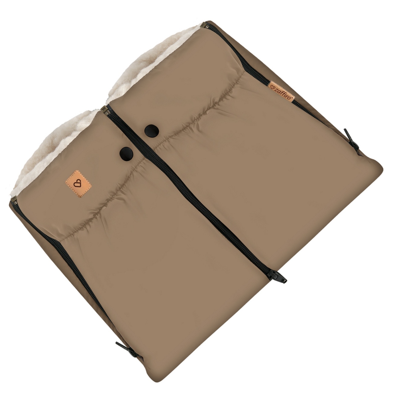 Zaffiro 
Ratu aitas vilna mufta - cimdi  Aspen latte