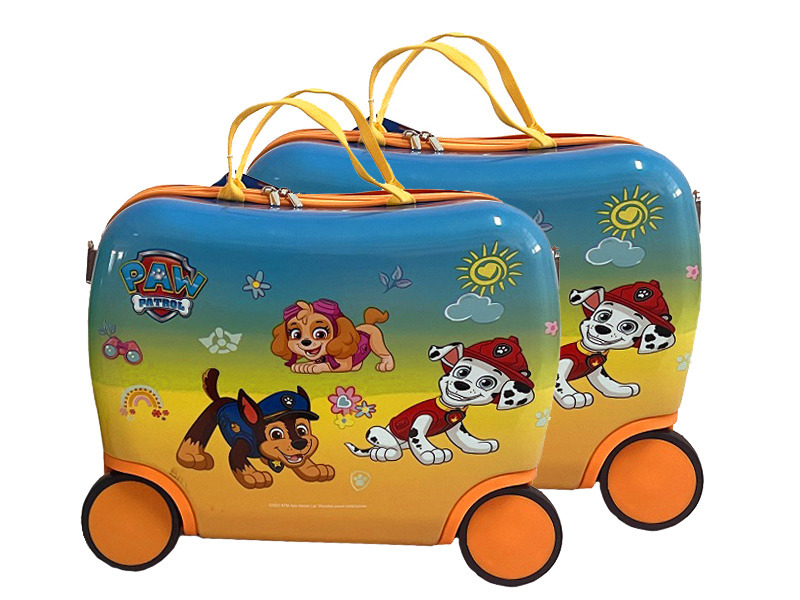 PAW PATROL SUITCASE YELLOW RIDE ON