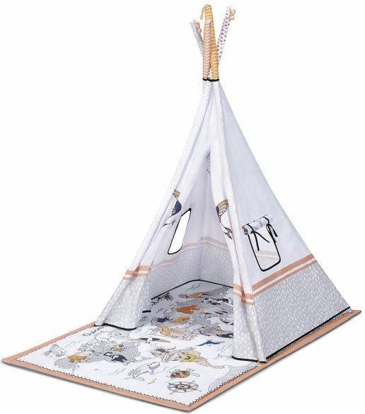 Развивающий коврик-палатка Kinderkraft Tippy 3in1 Educational Mat