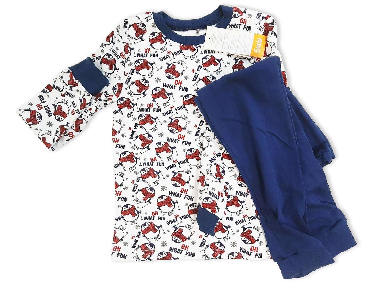 Bembi Pajama Penguin Детская хлопковая пижама