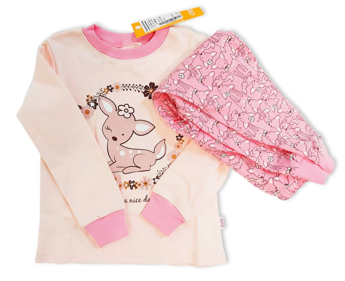 Bembi Pajama salmon Детская хлопковая пижама