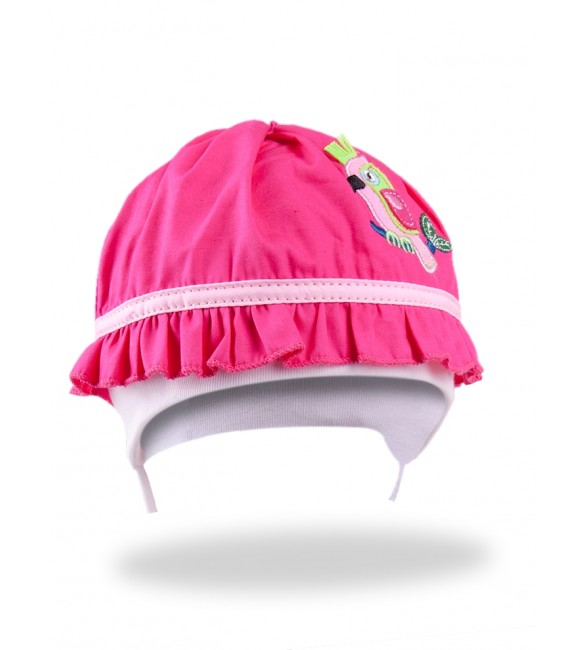 Детская шапка YOclub PINK PARROT CLU-067