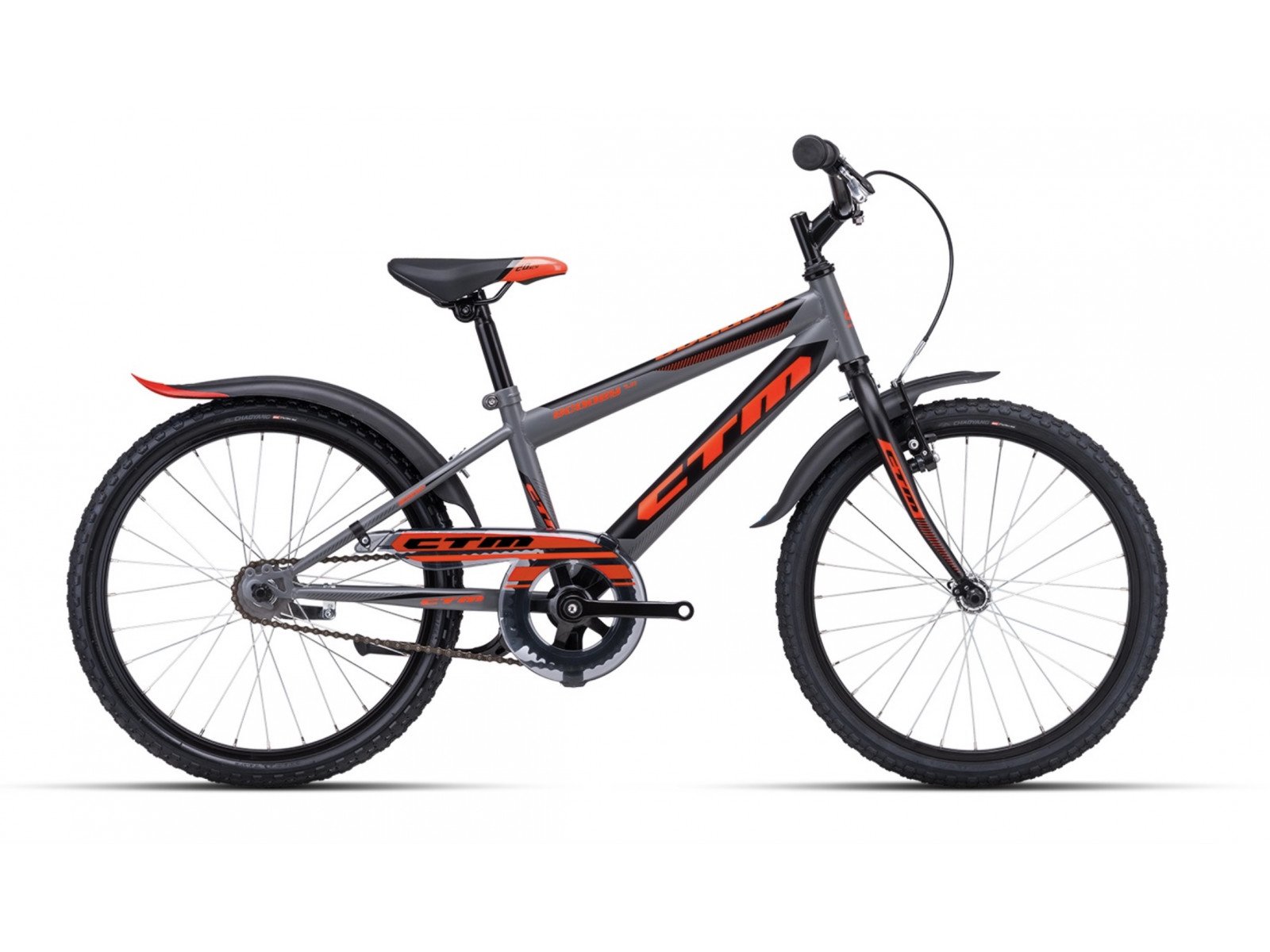 Детский двухколесный велосипед CTM Scooby 1.0 Dark grey orange 20 дюймов