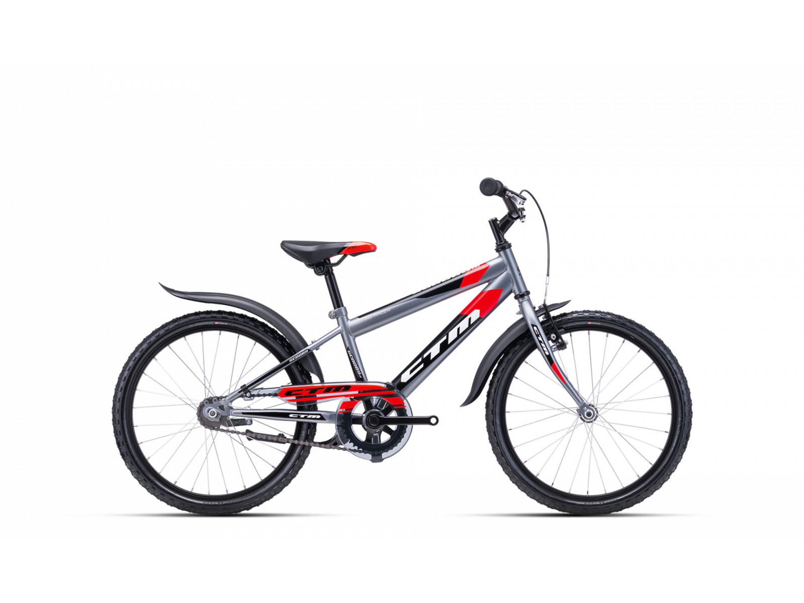 Детский двухколесный велосипед CTM Scooby 1.0 Grey red 20 дюймов