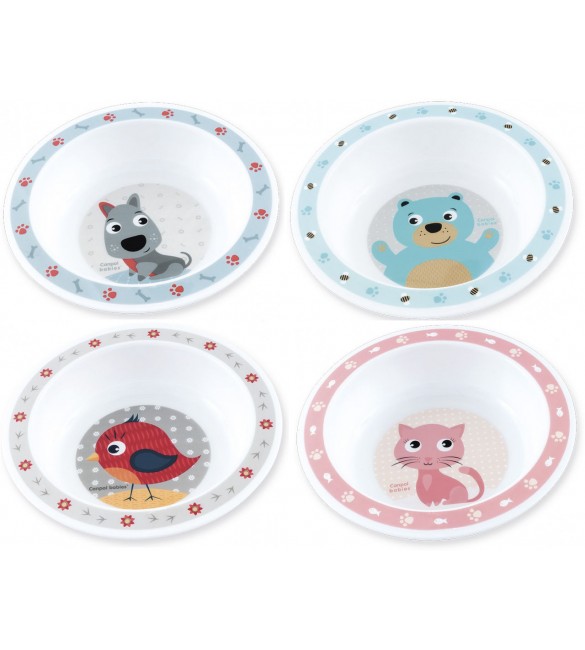 Детская тарелка Пластиковая Canpol babies CUTE ANIMALS 4/412