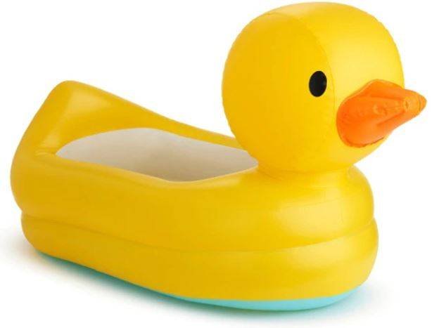 Детская ванночка c технологией White hot Munchkin Inflatable Safety Duck Bath 011054