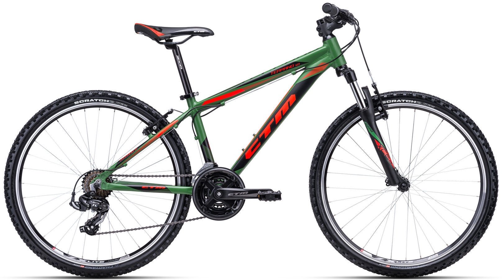 Детский велосипед CTM MTB alloy Terrano 1.0 26" Olive Orange