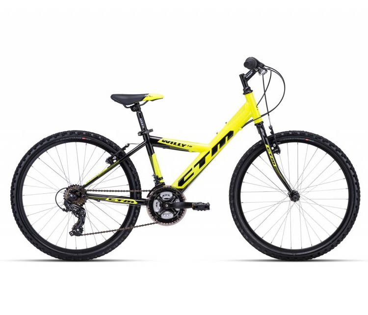 Детский велосипед CTM Willy 1.0 Yellow black 24 дюймa