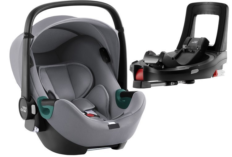 Britax Romer Baby-Safe iSense i-Size Frost grey + Flex iSENSE Base Детское автокресло 0-13 кг