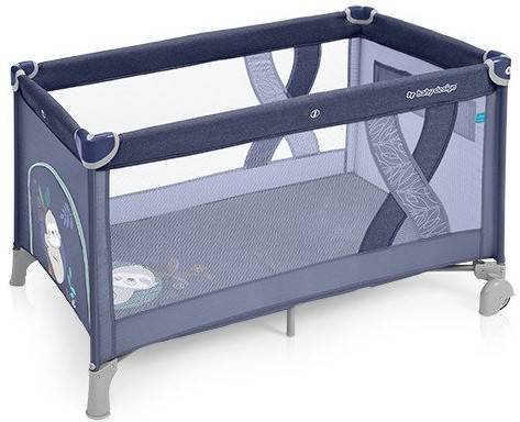 Кровать манеж для путешествий Baby Design Simple Blue