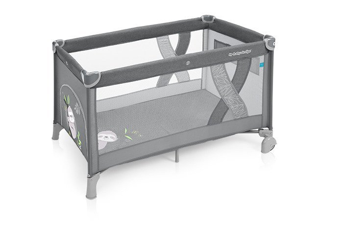 Кровать манеж для путешествий Baby Design Simple Grey