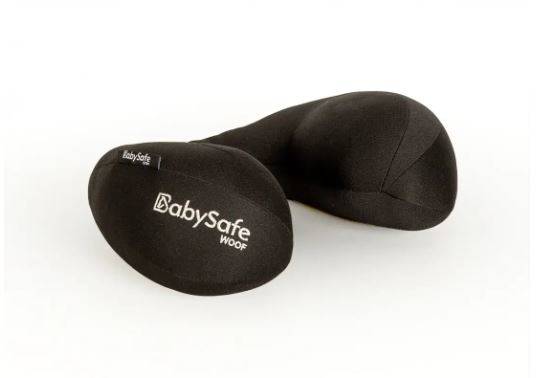 Подушка для путешествий (подголовник) для детей BabySafe Black