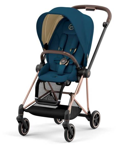 Cybex Mios Mountain Blue + Rose Gold Frame Прогулочная коляска