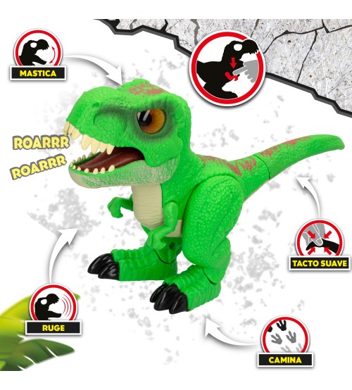 Динозавр T-Rex (свет, звук и движение) 30 см CB46678