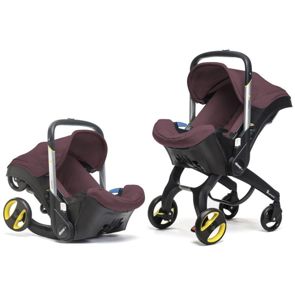 Doona Infant Car Seat & Stroller Burgundy Автокресло - коляска 2в1