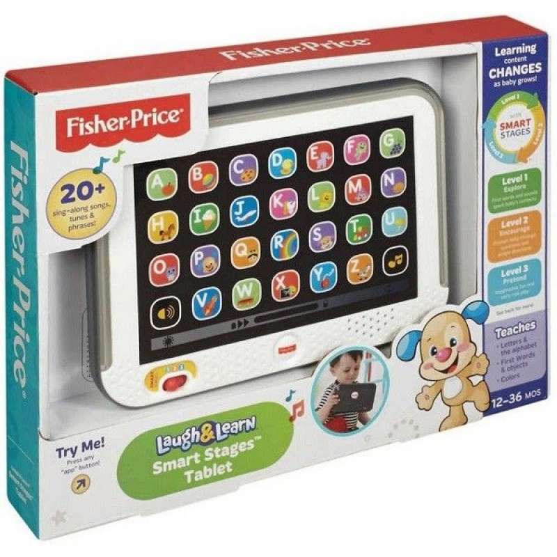 Fisher Price Laugh & Learn Smart Stages Tablet DLM39  Обучающий планшет с технологией Smart stages (лат. яз.)