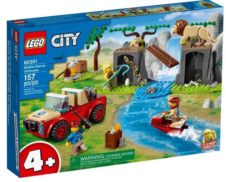 LEGO CITY 60301 Спасательный Внедорожник для Зверей