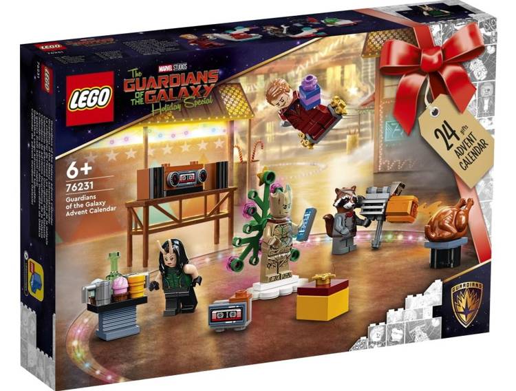 LEGO Guardians of the galaxy Рождественский календарь