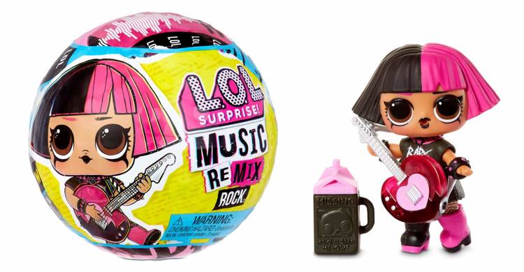 LOL MGA Surprise Remix Rock Dolls Metal Babe Игровой набор с куклой