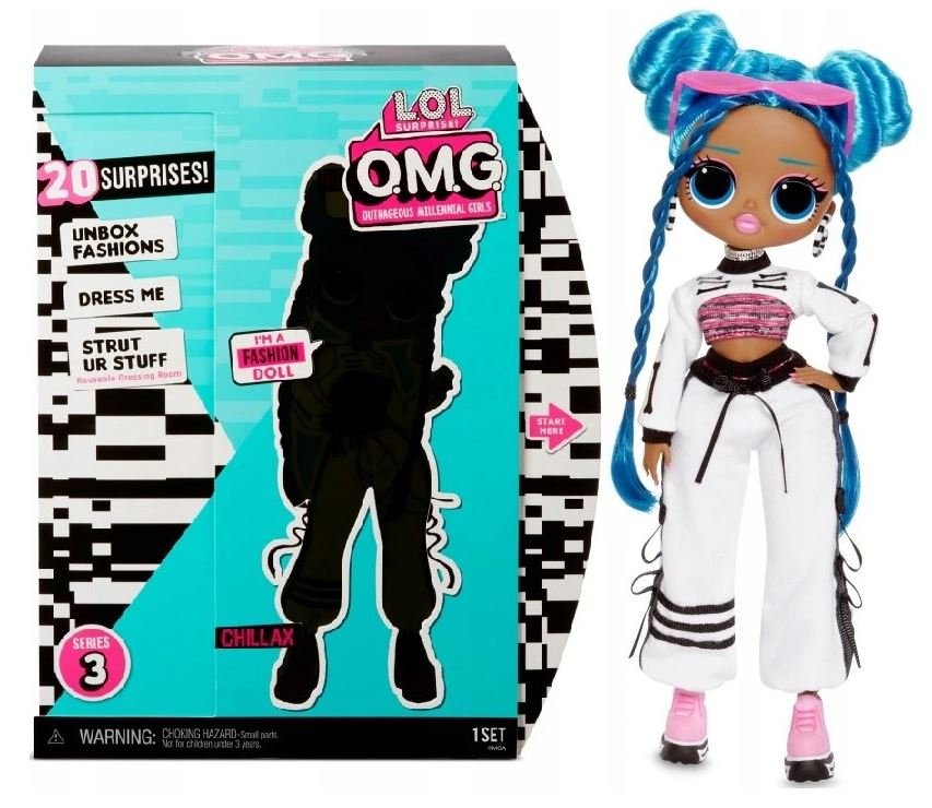 MGA LOL SURPRISE O.M.G. Chillax Fashion Doll Series 3 with 20 Surprises